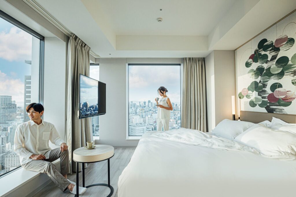 Centara Grand Hotel Osaka – חדר פינתי Corner – קומת Yu Standard – תמונה 4
