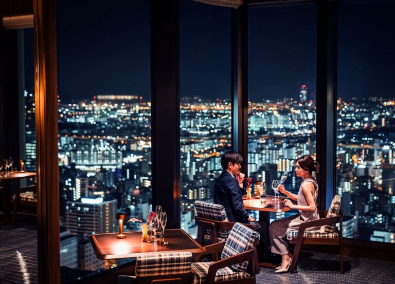 Centara Grand Hotel Osaka – ביסטרו KUNSEI בקומה 33